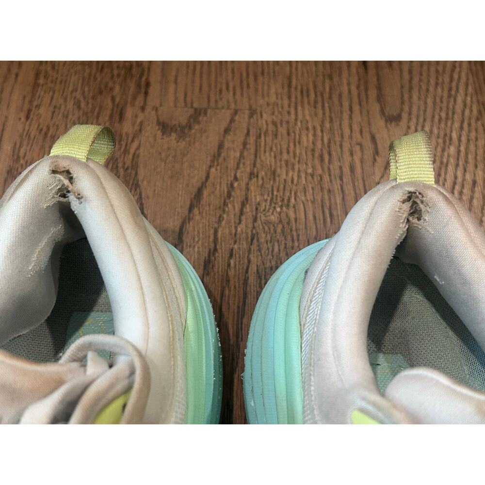 HOKA Bondi 8 Women’s Running Shoes Sz 6 Sunlit Ocean Sneaker Athleisure Walking - Picture 9 of 9